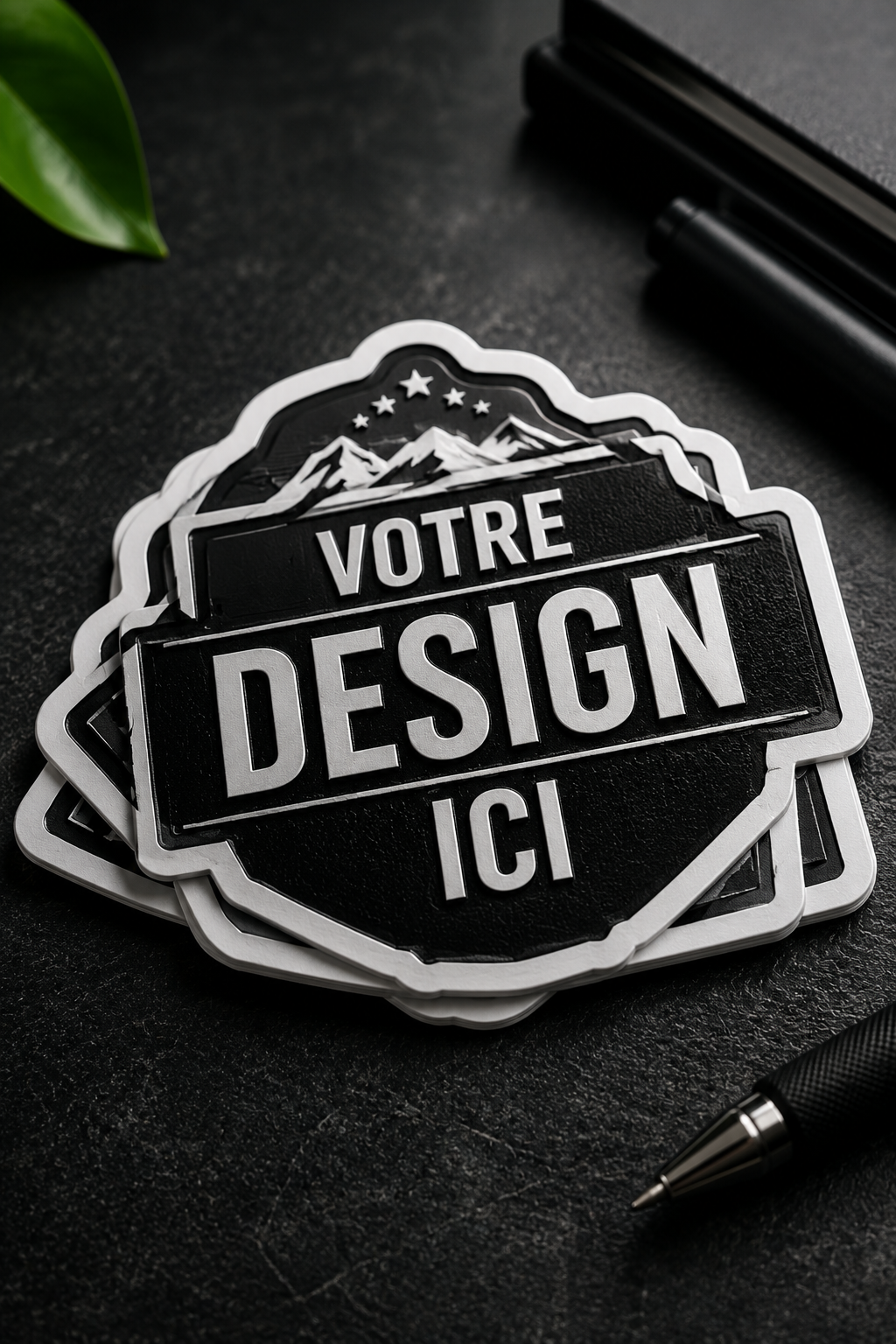 Sticker personnalisable VERTEX