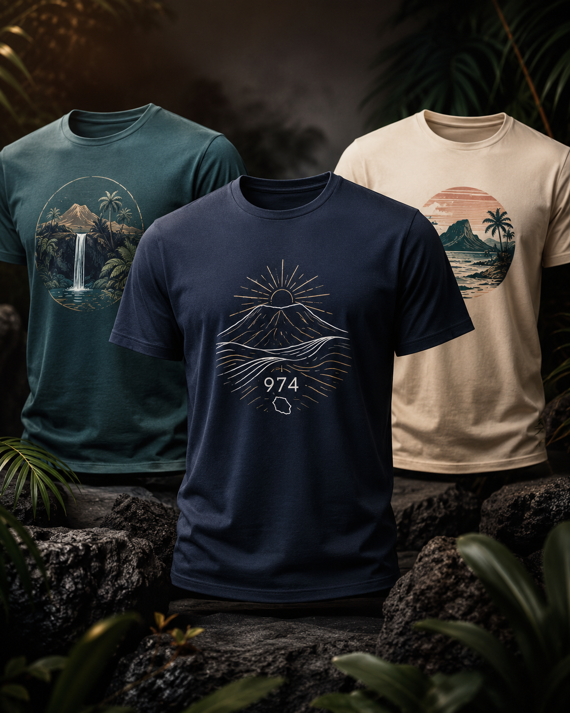 T-shirts 974 de la boutique VERTEX